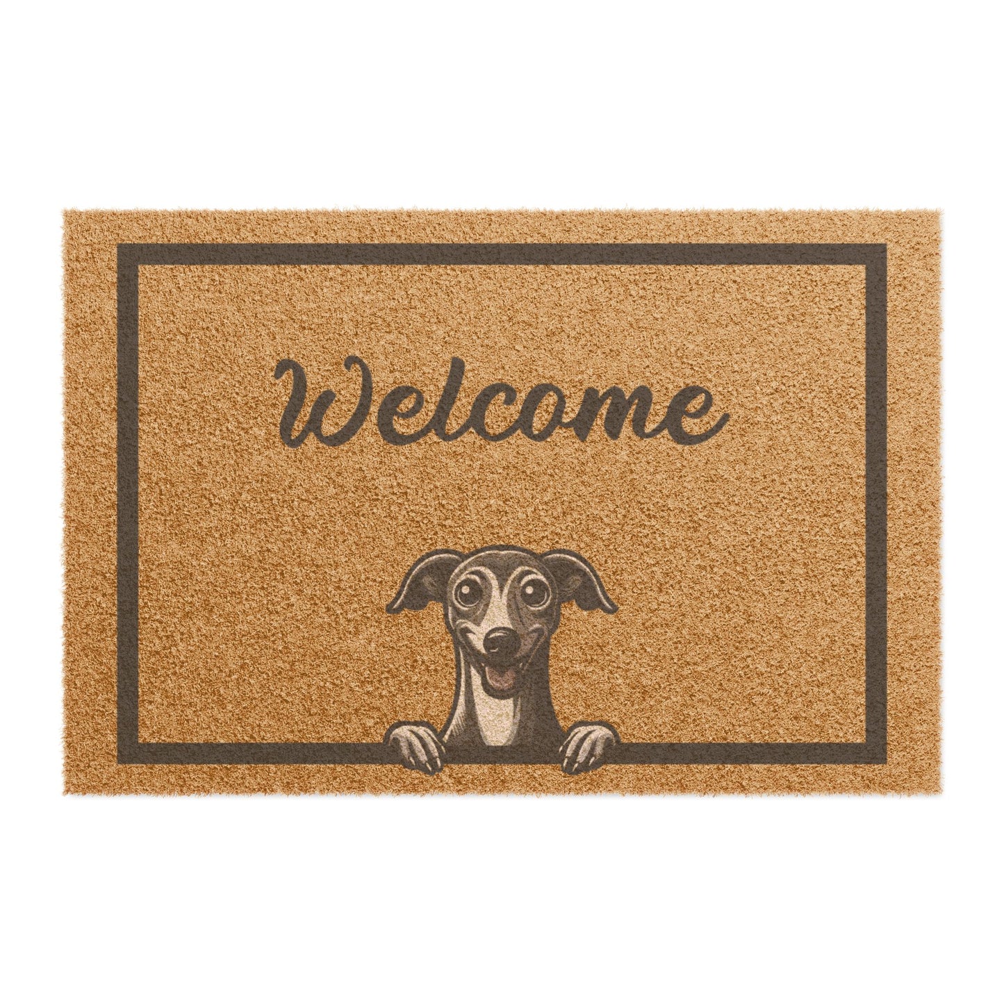 Charming Dog Welcome Doormat, Cute Pet Door Mat, Indoor Outdoor Mat, Home Decor, Gift for Dog Lovers
