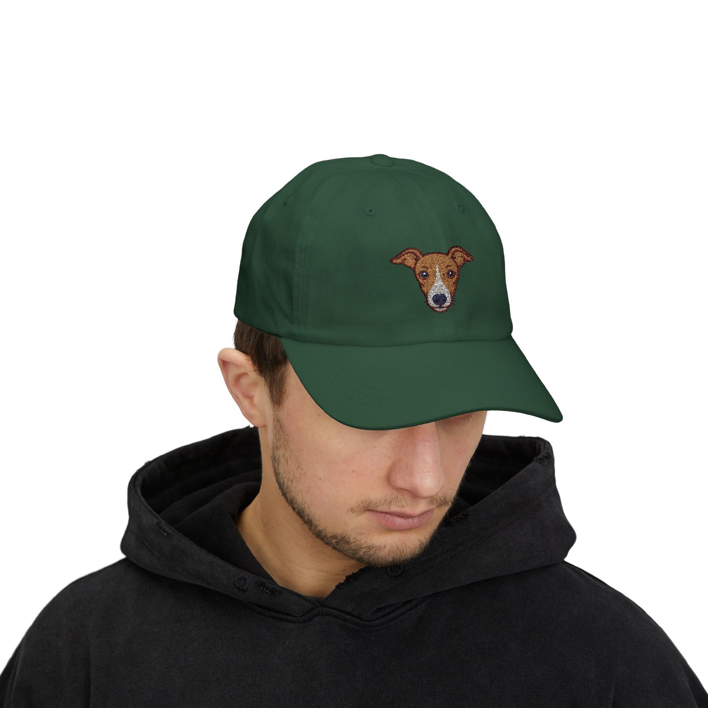 Classic Dog Face Dad Cap - Casual Cap for Dog Lovers, Gifts for Pet Owners, Everyday Wear, Outdoor Activities, Birthday Present