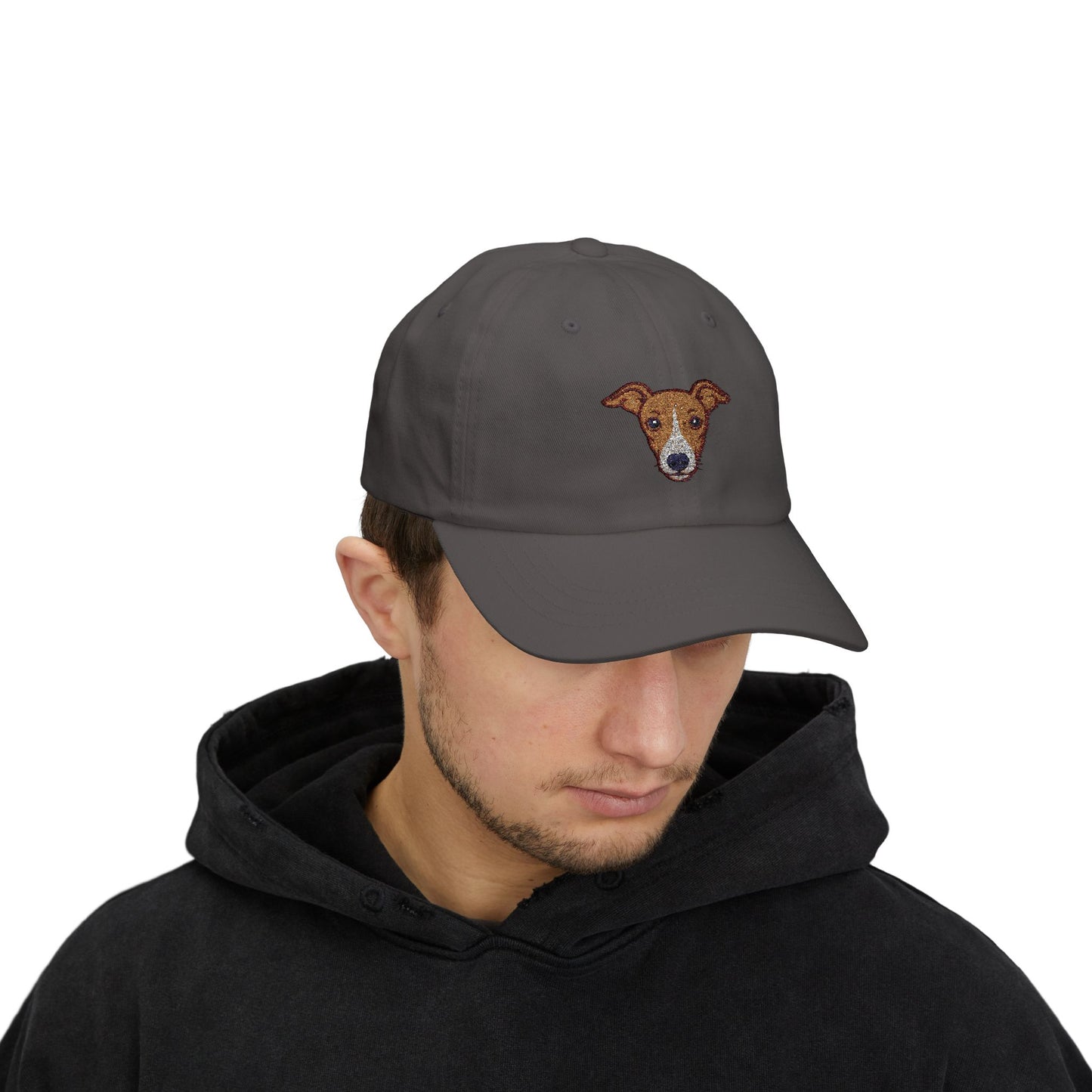 Classic Dog Face Dad Cap - Casual Cap for Dog Lovers, Gifts for Pet Owners, Everyday Wear, Outdoor Activities, Birthday Present