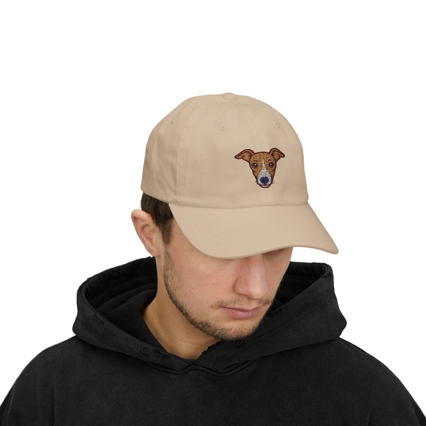 Classic Dog Face Dad Cap - Casual Cap for Dog Lovers, Gifts for Pet Owners, Everyday Wear, Outdoor Activities, Birthday Present