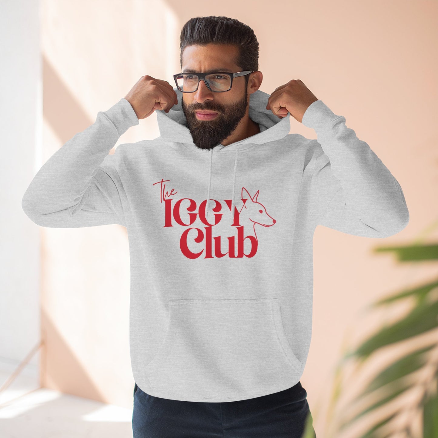 Icy Club Fleece Hoodie, Cozy Winter Apparel, Cute Animal Sweatshirt, Gift for Fox Lovers, Casual Outfit for Teens