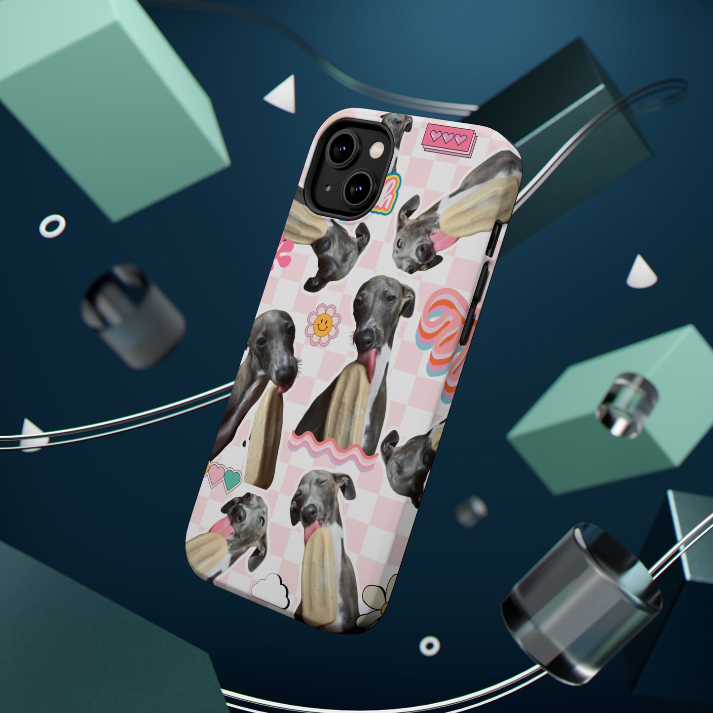Cute Dog Magnet Phone Cases, Dog Lover Gift, Funny Animal Phone Cover, Pet Owner Accessories, Unique Phone Cases, Gifts for Animal Lovers