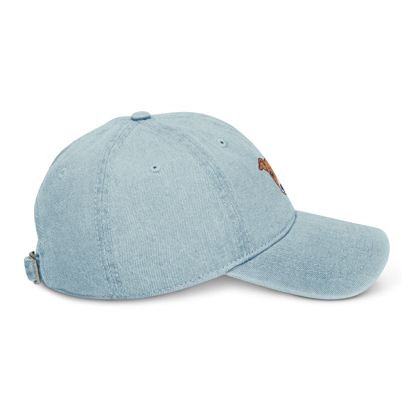 Embroidery Dog Hat | Cute Pet Lover Cap | Casual Denim Fashion | Great Gift for Dog Owners | Adjustable Summer Accessory