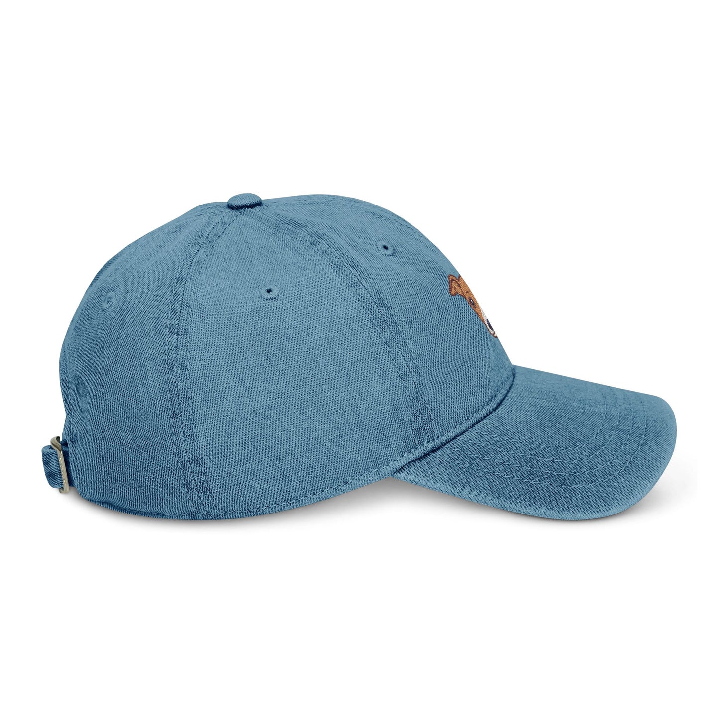 Embroidery Dog Hat | Cute Pet Lover Cap | Casual Denim Fashion | Great Gift for Dog Owners | Adjustable Summer Accessory