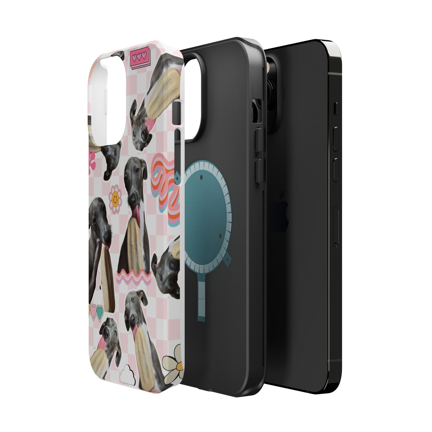 Cute Dog Magnet Phone Cases, Dog Lover Gift, Funny Animal Phone Cover, Pet Owner Accessories, Unique Phone Cases, Gifts for Animal Lovers