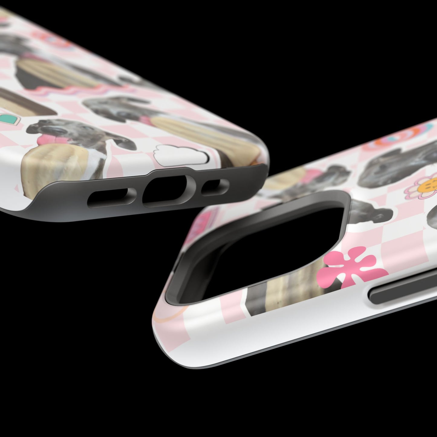Cute Dog Magnet Phone Cases, Dog Lover Gift, Funny Animal Phone Cover, Pet Owner Accessories, Unique Phone Cases, Gifts for Animal Lovers