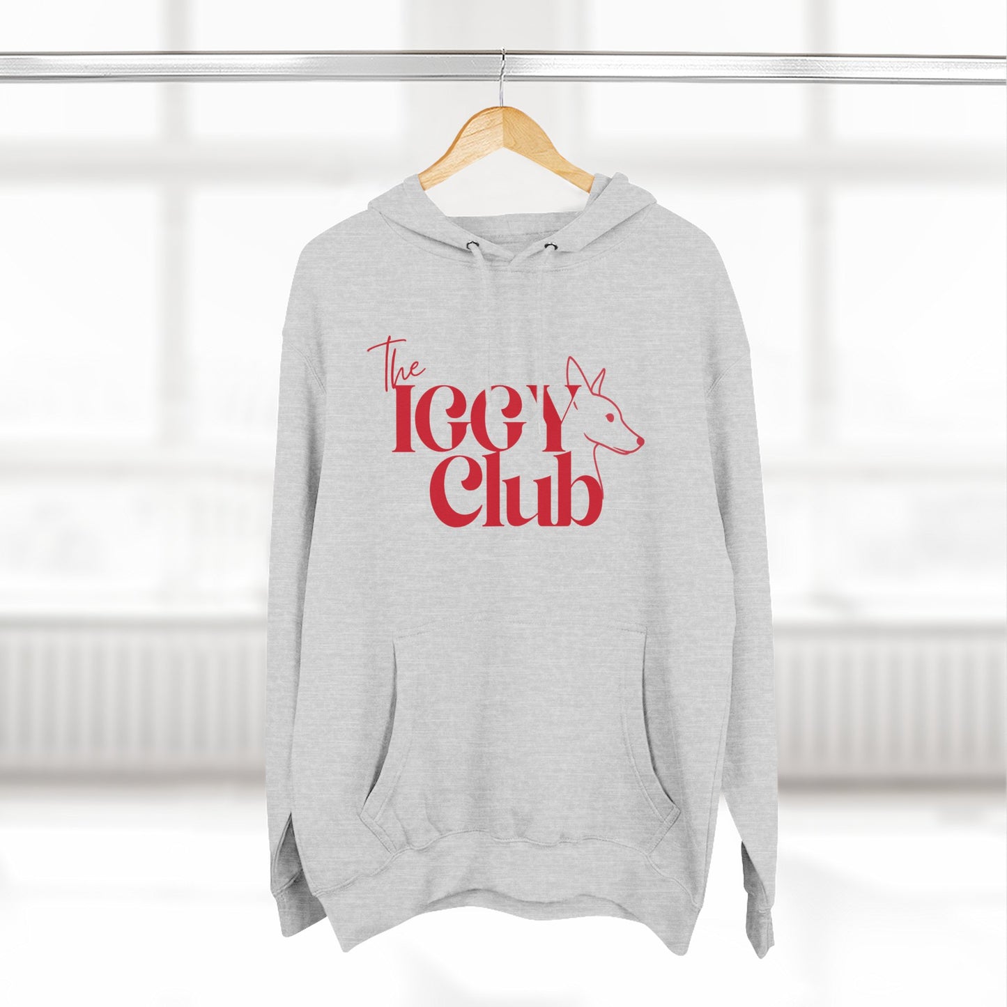 Icy Club Fleece Hoodie, Cozy Winter Apparel, Cute Animal Sweatshirt, Gift for Fox Lovers, Casual Outfit for Teens