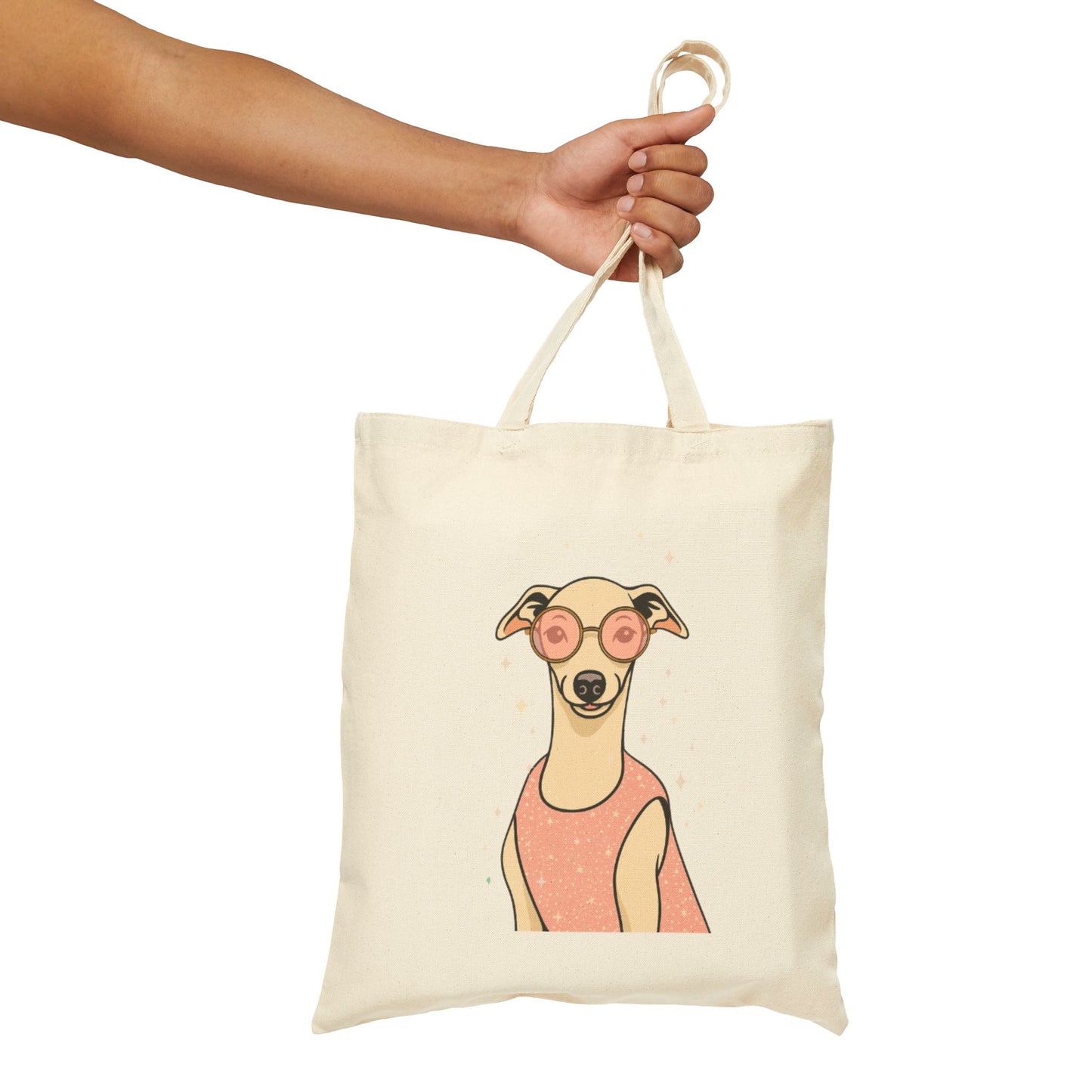 Stylish Dog Lover's Tote Bag, Cute Animal Gift, Eco-Friendly Shopping Bag, Reusable Everyday Tote, Pet Owner Accessory