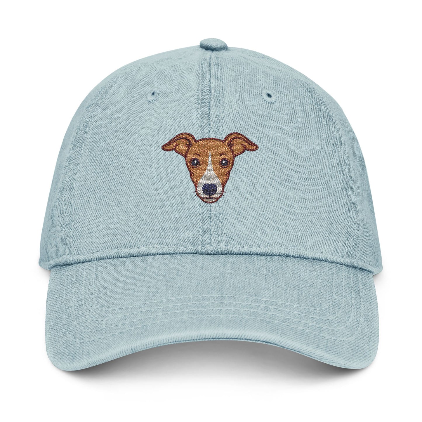 Embroidery Dog Hat | Cute Pet Lover Cap | Casual Denim Fashion | Great Gift for Dog Owners | Adjustable Summer Accessory