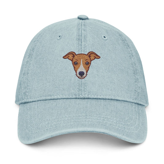 Embroidery Dog Hat | Cute Pet Lover Cap | Casual Denim Fashion | Great Gift for Dog Owners | Adjustable Summer Accessory