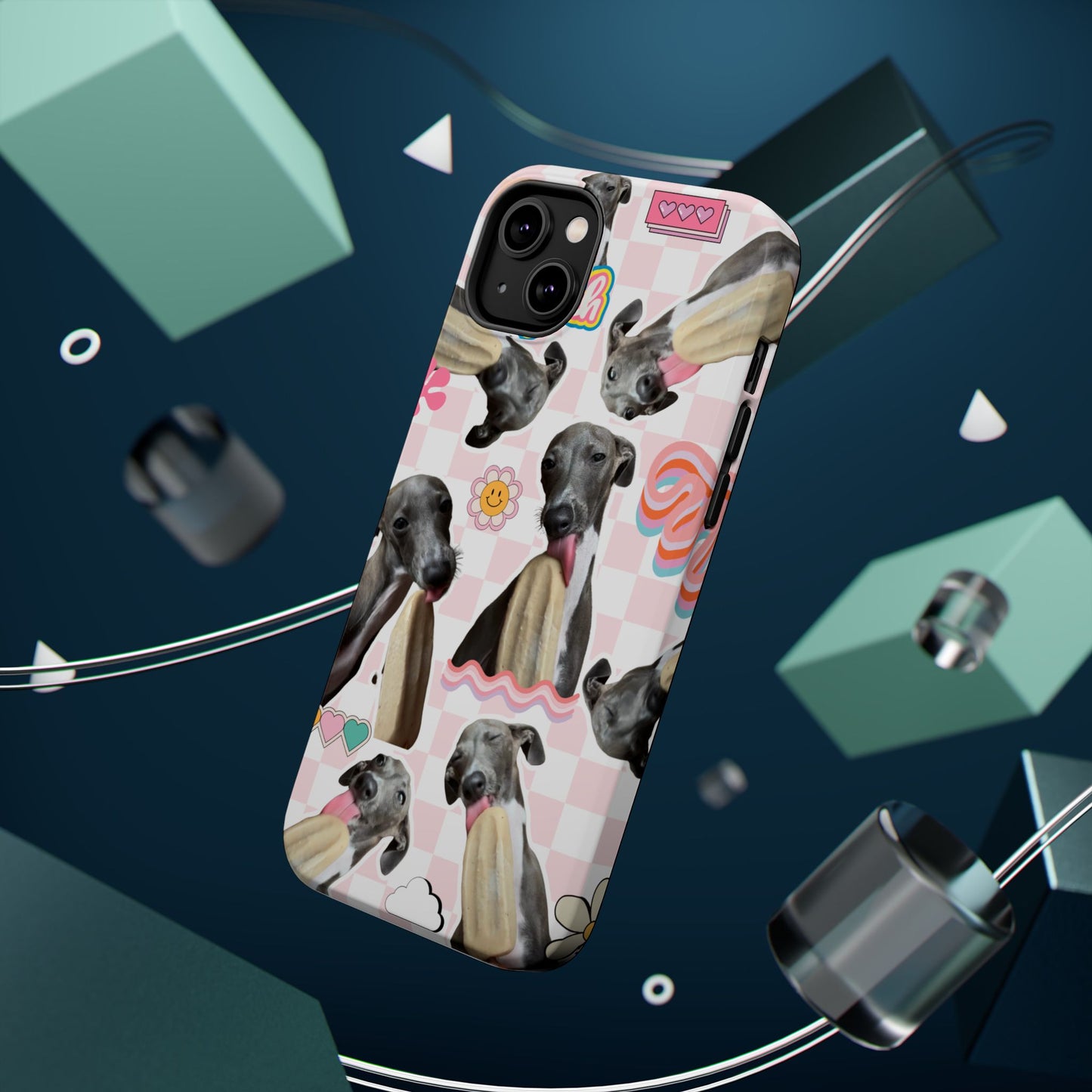 Cute Dog Magnet Phone Cases, Dog Lover Gift, Funny Animal Phone Cover, Pet Owner Accessories, Unique Phone Cases, Gifts for Animal Lovers