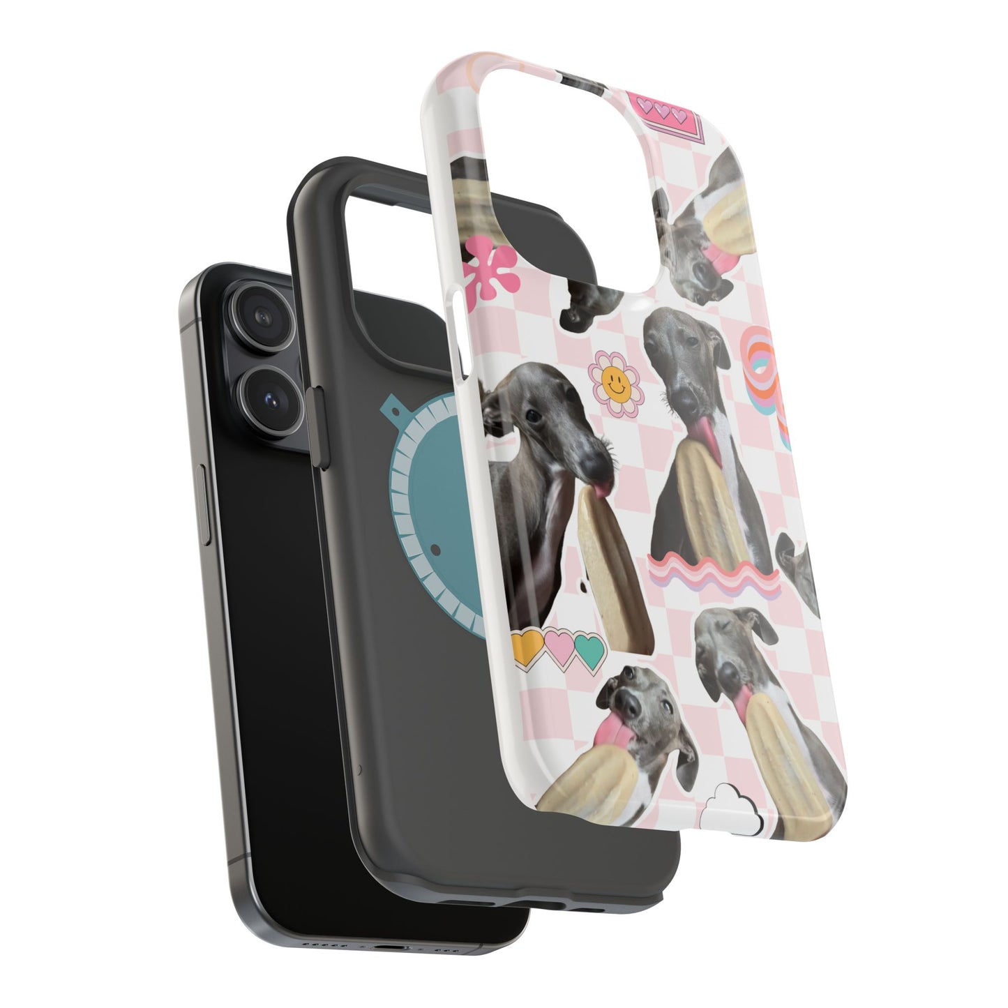 Cute Dog Magnet Phone Cases, Dog Lover Gift, Funny Animal Phone Cover, Pet Owner Accessories, Unique Phone Cases, Gifts for Animal Lovers