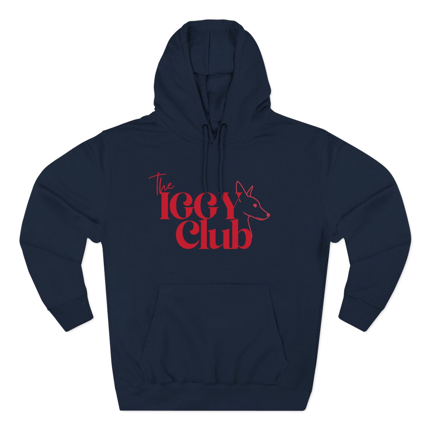 Icy Club Fleece Hoodie, Cozy Winter Apparel, Cute Animal Sweatshirt, Gift for Fox Lovers, Casual Outfit for Teens