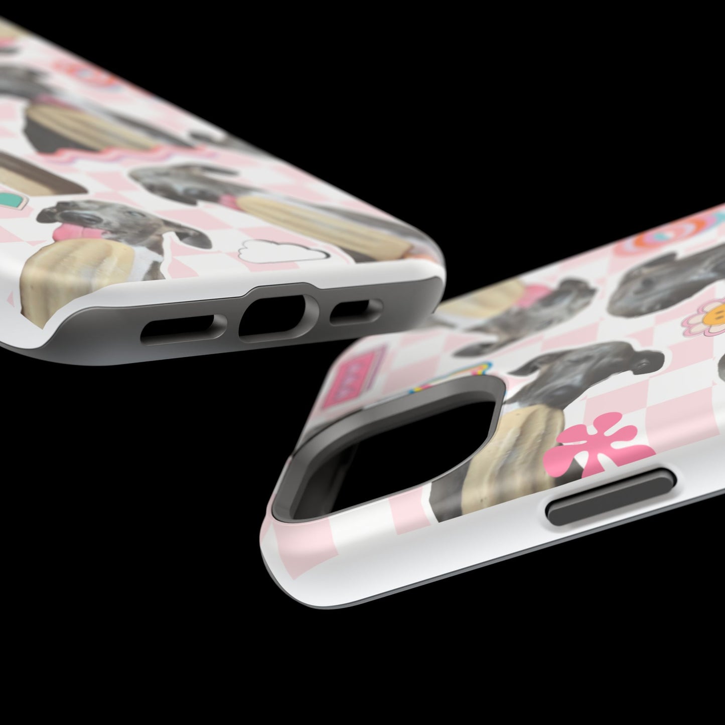 Cute Dog Magnet Phone Cases, Dog Lover Gift, Funny Animal Phone Cover, Pet Owner Accessories, Unique Phone Cases, Gifts for Animal Lovers