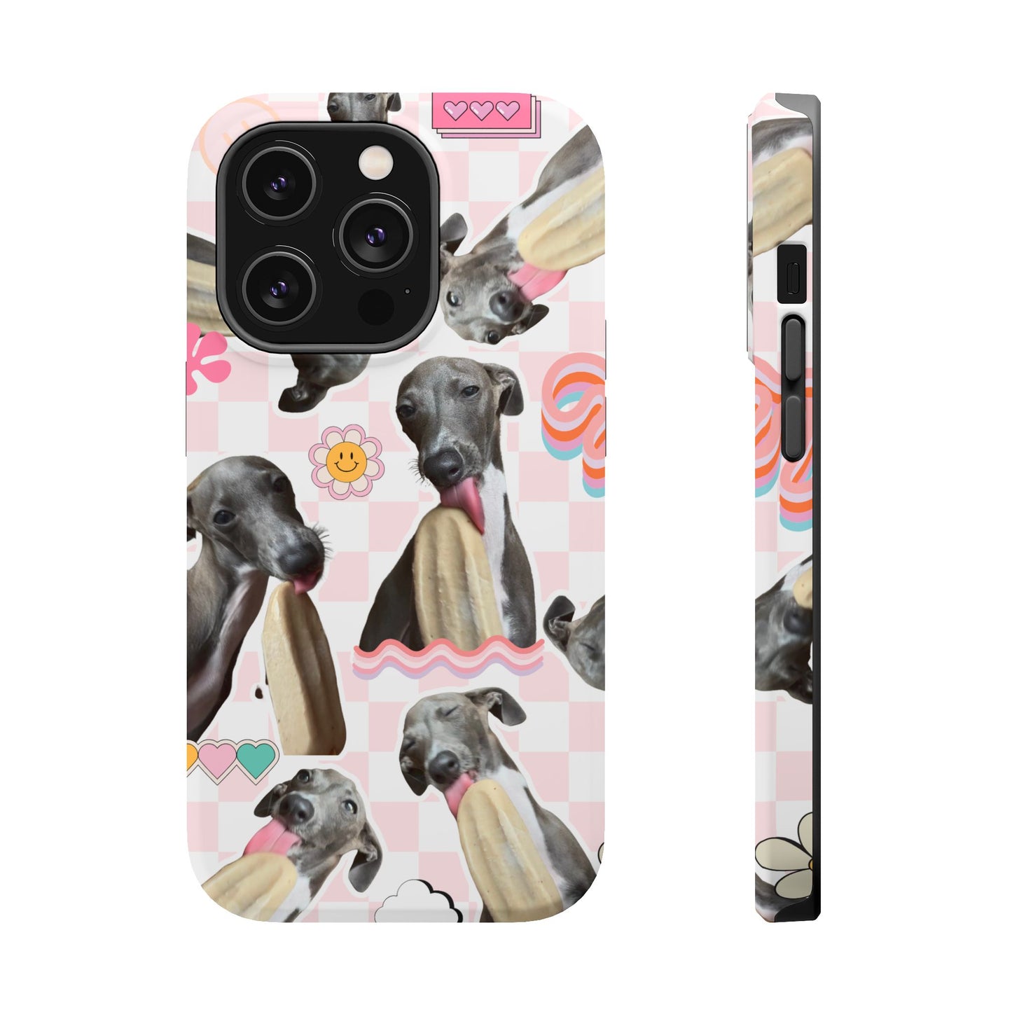 Cute Dog Magnet Phone Cases, Dog Lover Gift, Funny Animal Phone Cover, Pet Owner Accessories, Unique Phone Cases, Gifts for Animal Lovers