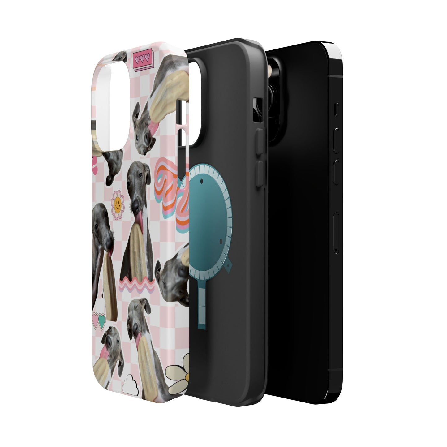 Cute Dog Magnet Phone Cases, Dog Lover Gift, Funny Animal Phone Cover, Pet Owner Accessories, Unique Phone Cases, Gifts for Animal Lovers