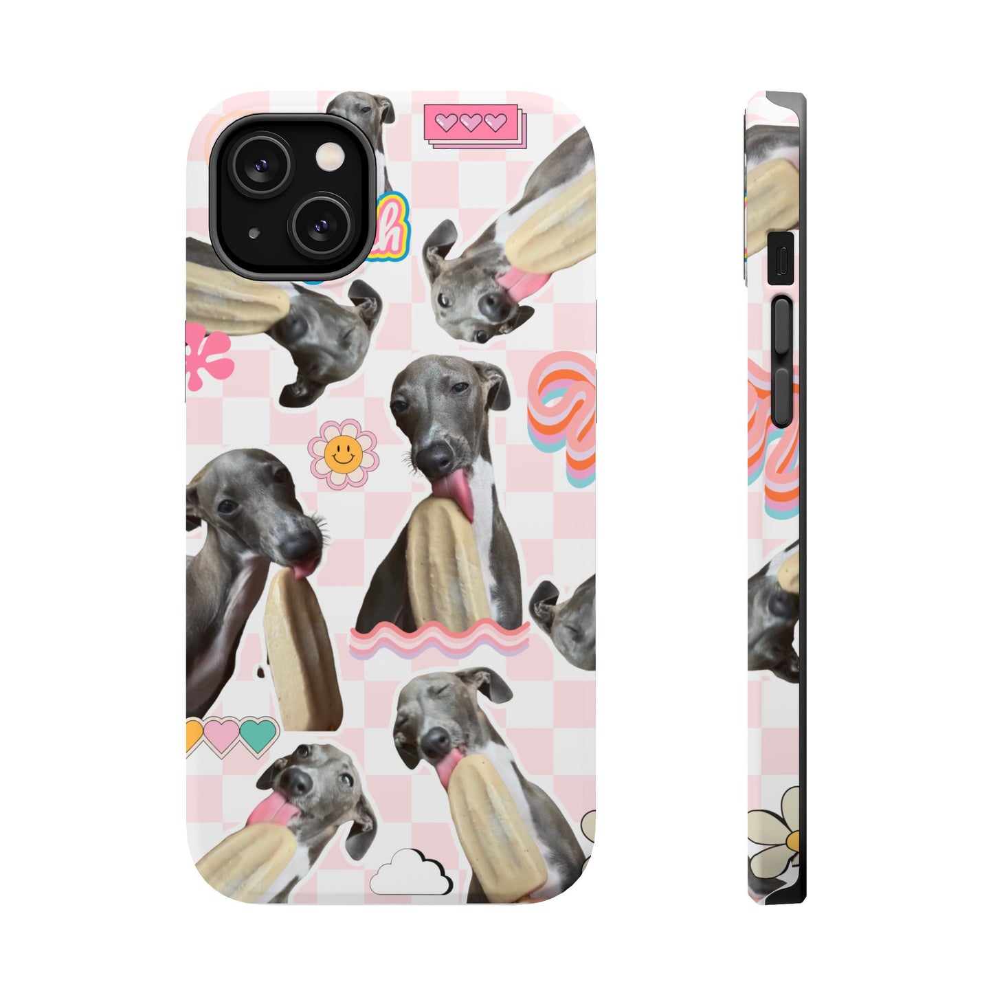 Cute Dog Magnet Phone Cases, Dog Lover Gift, Funny Animal Phone Cover, Pet Owner Accessories, Unique Phone Cases, Gifts for Animal Lovers