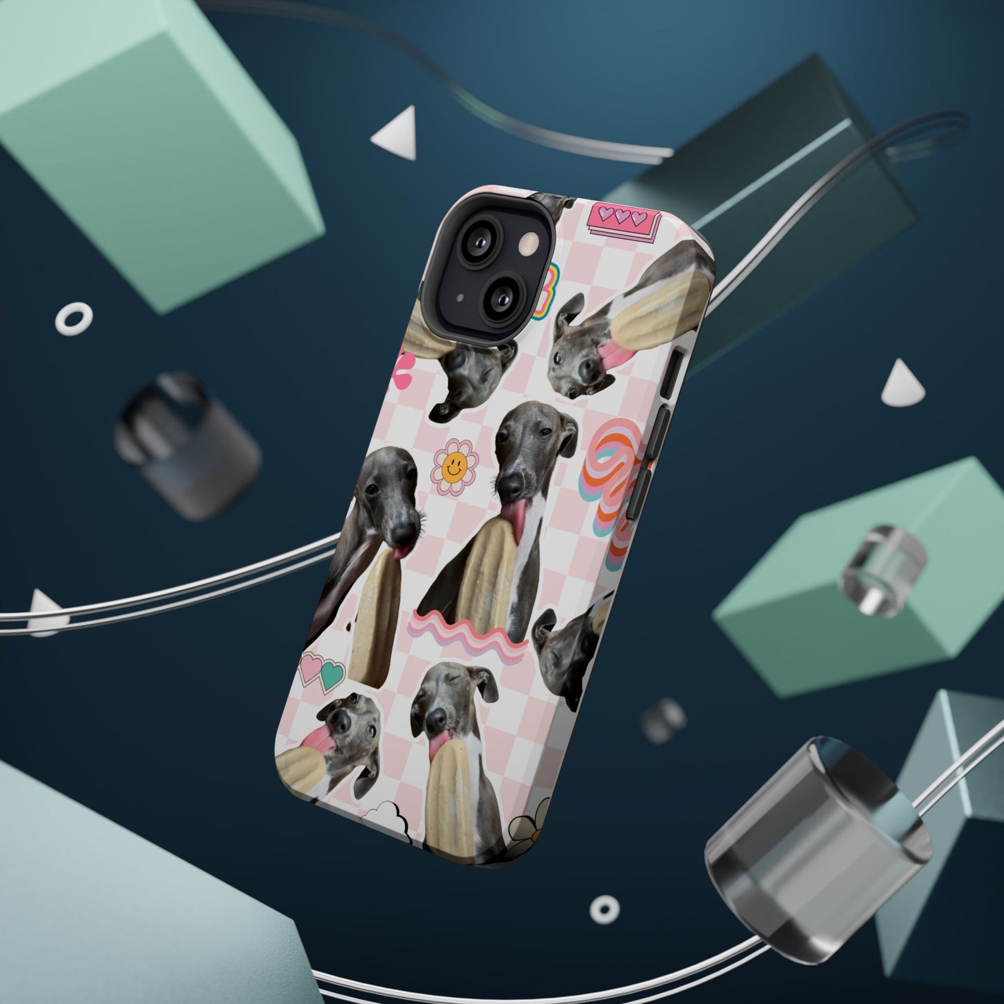 Cute Dog Magnet Phone Cases, Dog Lover Gift, Funny Animal Phone Cover, Pet Owner Accessories, Unique Phone Cases, Gifts for Animal Lovers