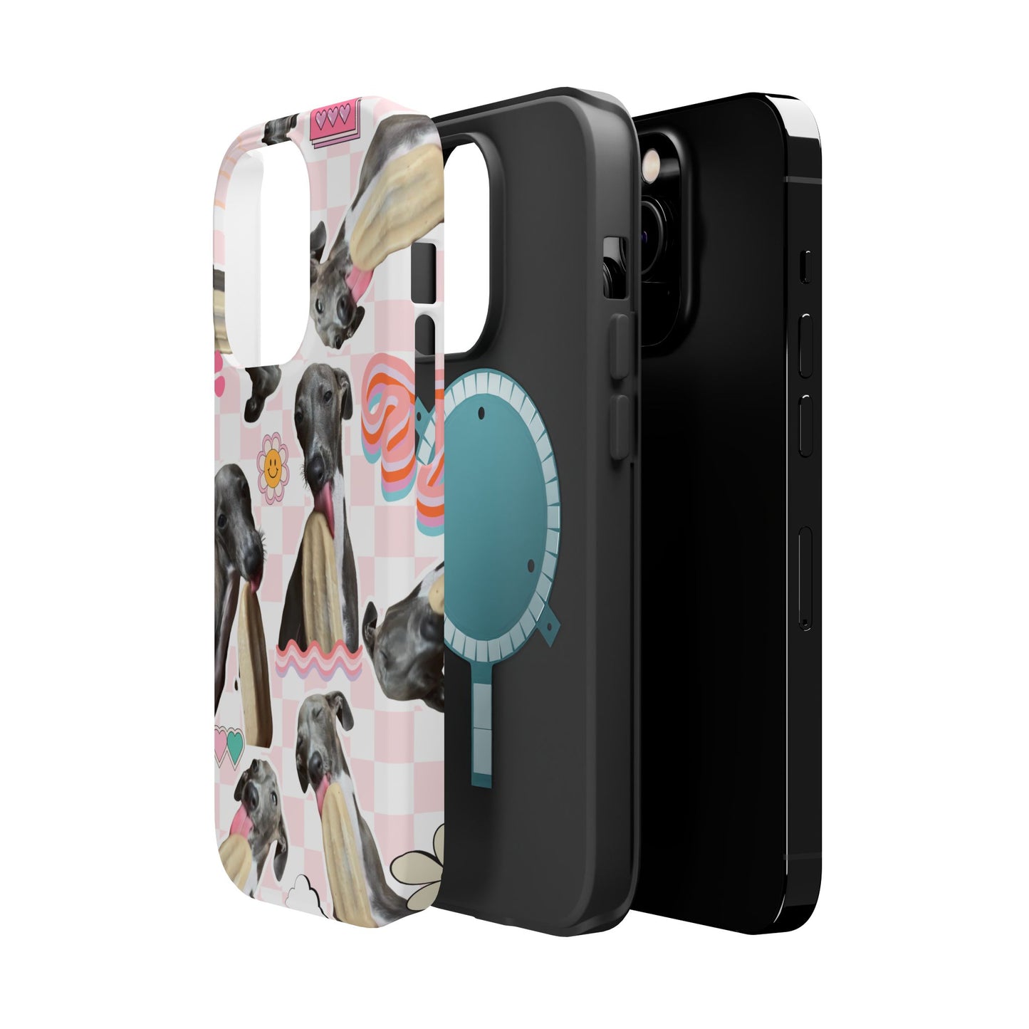 Cute Dog Magnet Phone Cases, Dog Lover Gift, Funny Animal Phone Cover, Pet Owner Accessories, Unique Phone Cases, Gifts for Animal Lovers