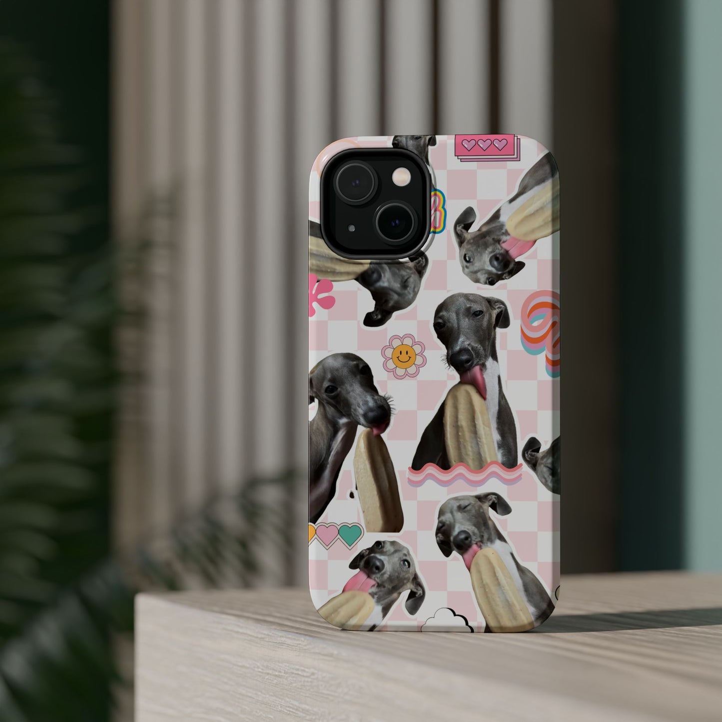 Cute Dog Magnet Phone Cases, Dog Lover Gift, Funny Animal Phone Cover, Pet Owner Accessories, Unique Phone Cases, Gifts for Animal Lovers