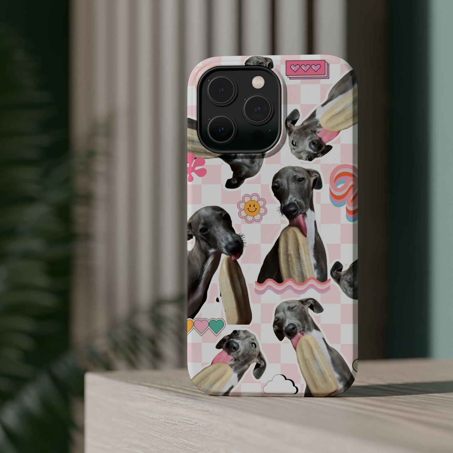 Cute Dog Magnet Phone Cases, Dog Lover Gift, Funny Animal Phone Cover, Pet Owner Accessories, Unique Phone Cases, Gifts for Animal Lovers