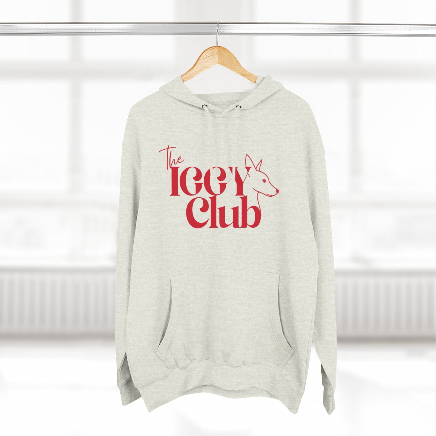 Icy Club Fleece Hoodie, Cozy Winter Apparel, Cute Animal Sweatshirt, Gift for Fox Lovers, Casual Outfit for Teens