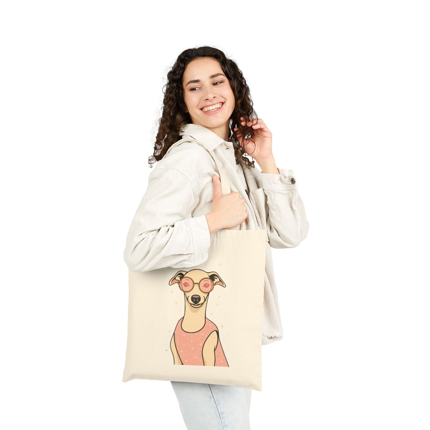 Stylish Dog Lover's Tote Bag, Cute Animal Gift, Eco-Friendly Shopping Bag, Reusable Everyday Tote, Pet Owner Accessory