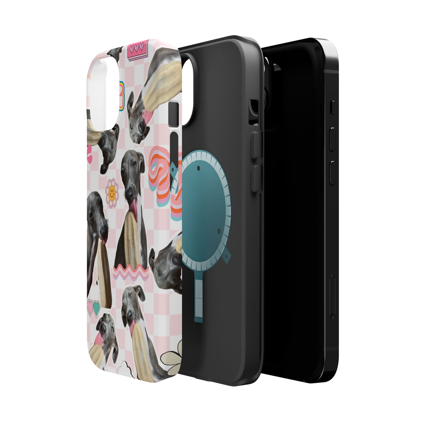 Cute Dog Magnet Phone Cases, Dog Lover Gift, Funny Animal Phone Cover, Pet Owner Accessories, Unique Phone Cases, Gifts for Animal Lovers