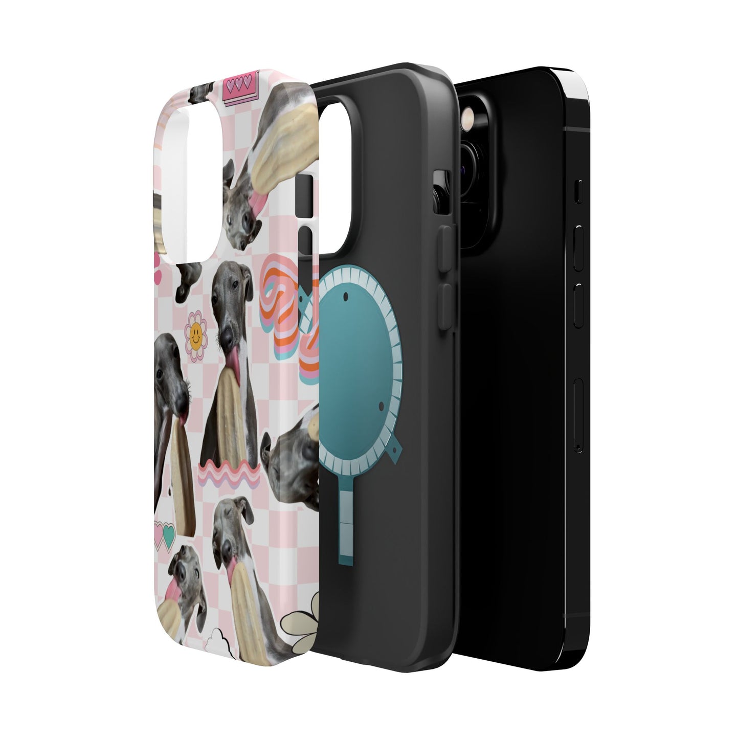Cute Dog Magnet Phone Cases, Dog Lover Gift, Funny Animal Phone Cover, Pet Owner Accessories, Unique Phone Cases, Gifts for Animal Lovers