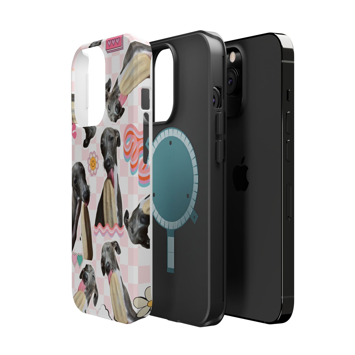 Cute Dog Magnet Phone Cases, Dog Lover Gift, Funny Animal Phone Cover, Pet Owner Accessories, Unique Phone Cases, Gifts for Animal Lovers