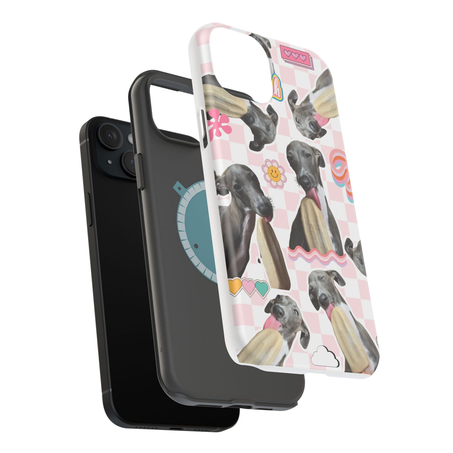 Cute Dog Magnet Phone Cases, Dog Lover Gift, Funny Animal Phone Cover, Pet Owner Accessories, Unique Phone Cases, Gifts for Animal Lovers