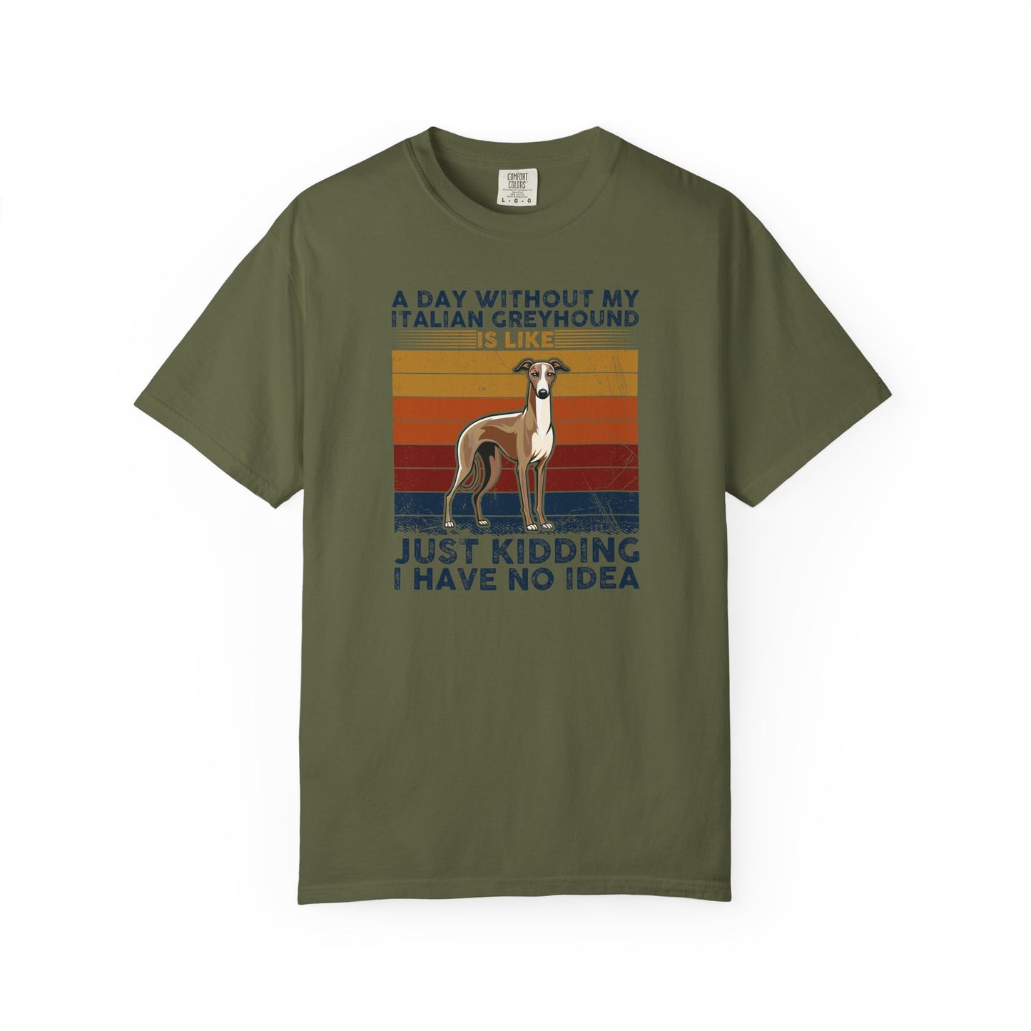 Funny Italian Greyhound T-Shirt, Pet Lover Gift, Dog Mom Shirt, Humor Tee, Casual Wear, Birthday Gift for Dog Owners