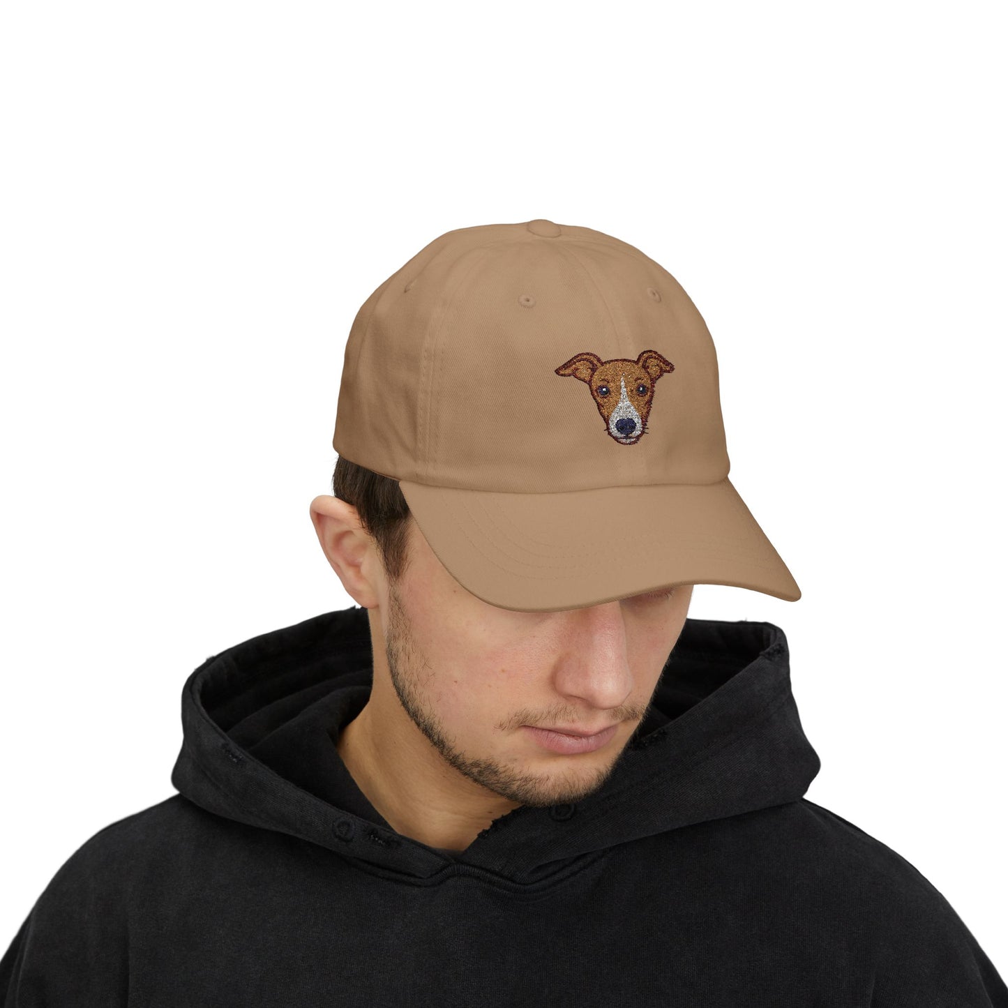 Classic Dog Face Dad Cap - Casual Cap for Dog Lovers, Gifts for Pet Owners, Everyday Wear, Outdoor Activities, Birthday Present