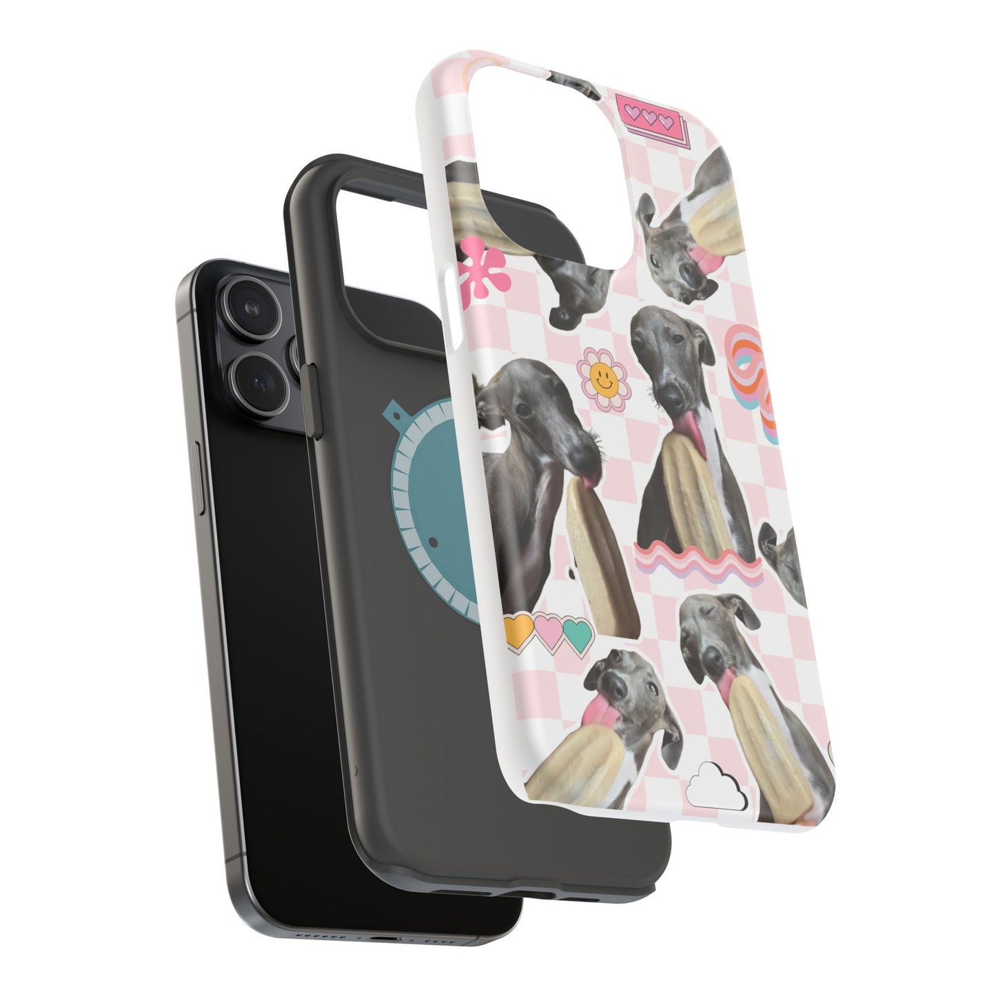 Cute Dog Magnet Phone Cases, Dog Lover Gift, Funny Animal Phone Cover, Pet Owner Accessories, Unique Phone Cases, Gifts for Animal Lovers