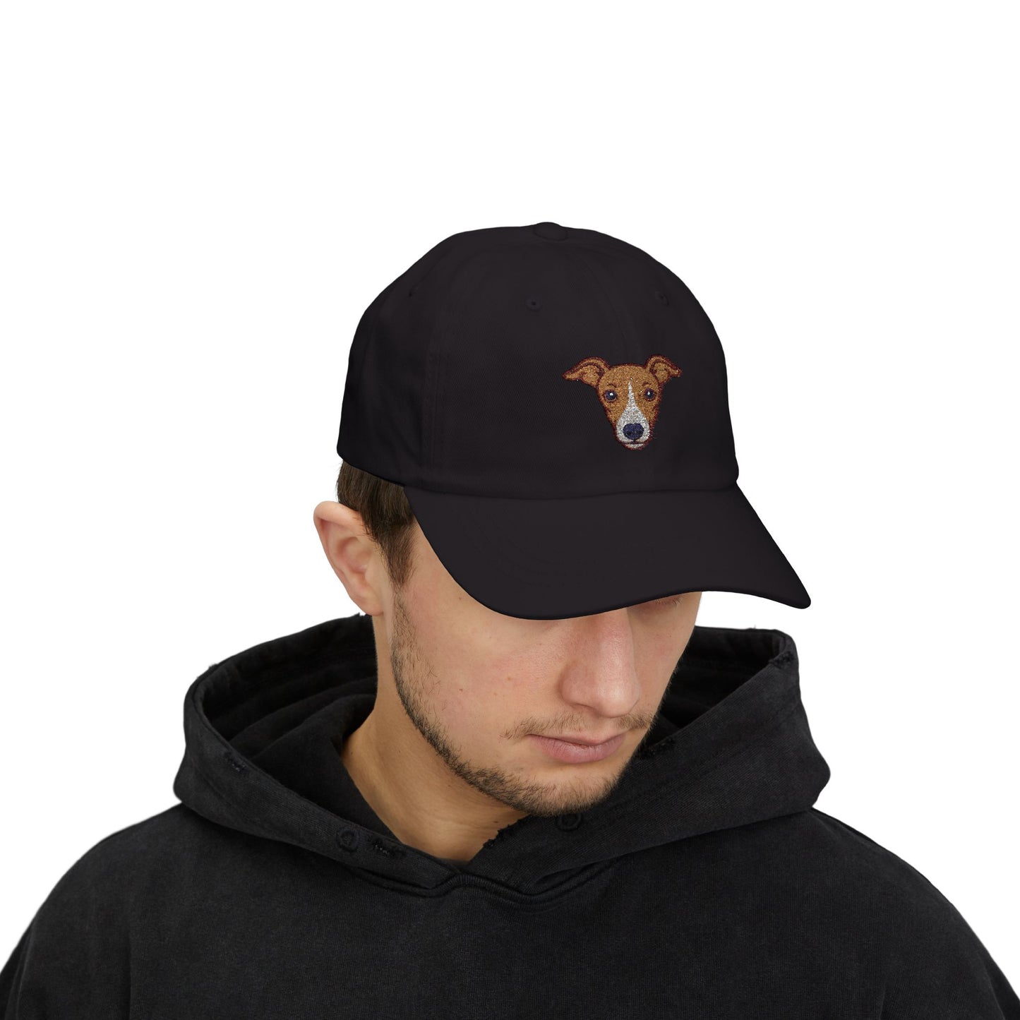Classic Dog Face Dad Cap - Casual Cap for Dog Lovers, Gifts for Pet Owners, Everyday Wear, Outdoor Activities, Birthday Present