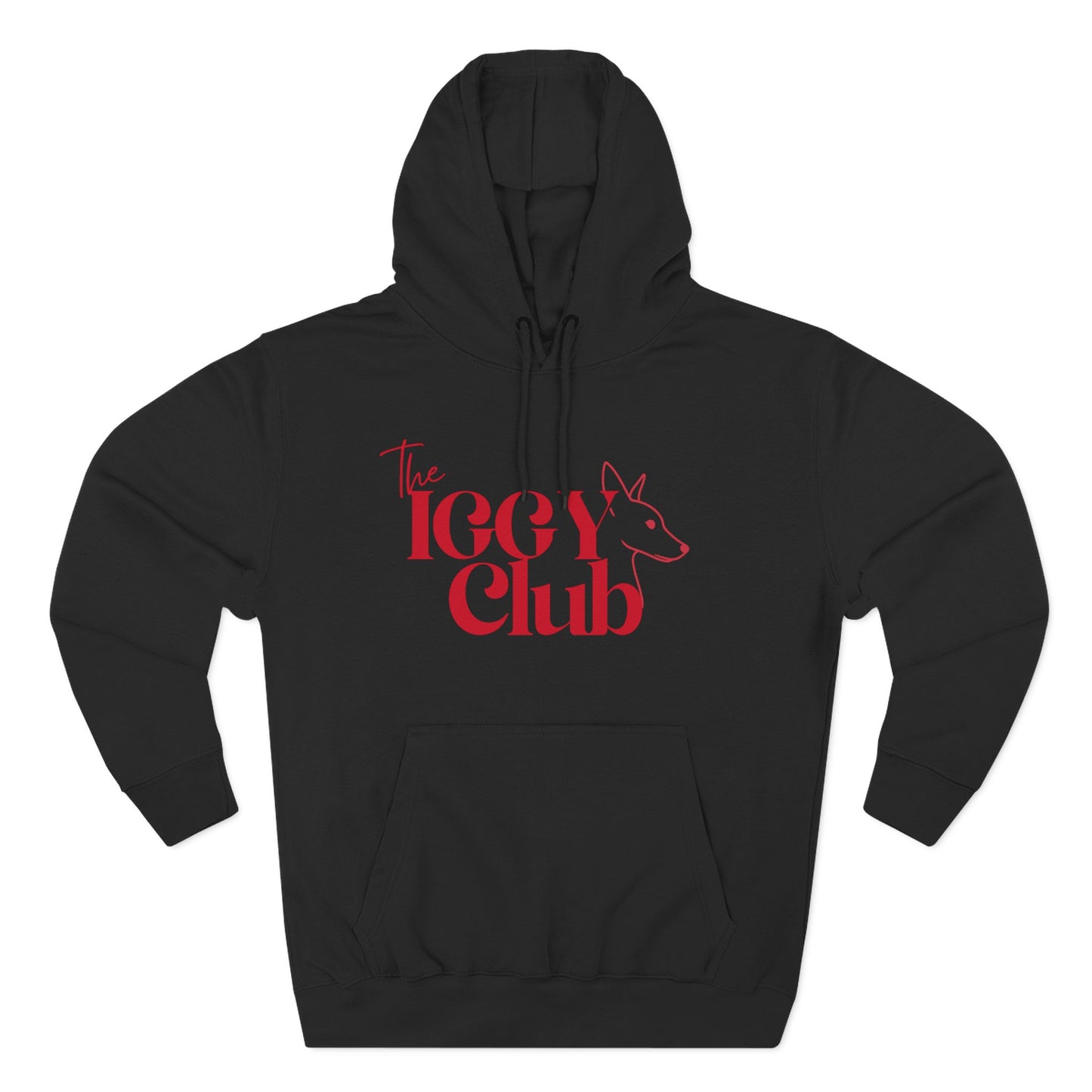 Icy Club Fleece Hoodie, Cozy Winter Apparel, Cute Animal Sweatshirt, Gift for Fox Lovers, Casual Outfit for Teens