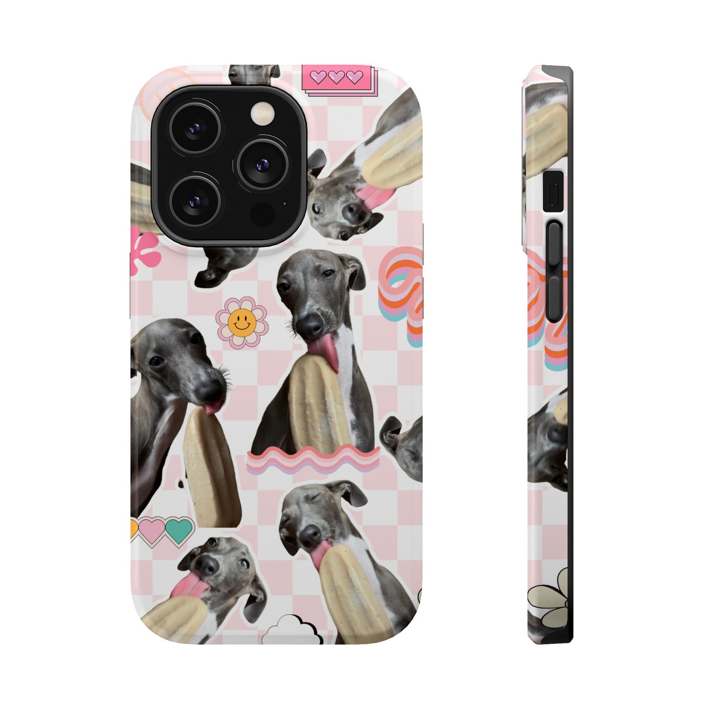 Cute Dog Magnet Phone Cases, Dog Lover Gift, Funny Animal Phone Cover, Pet Owner Accessories, Unique Phone Cases, Gifts for Animal Lovers