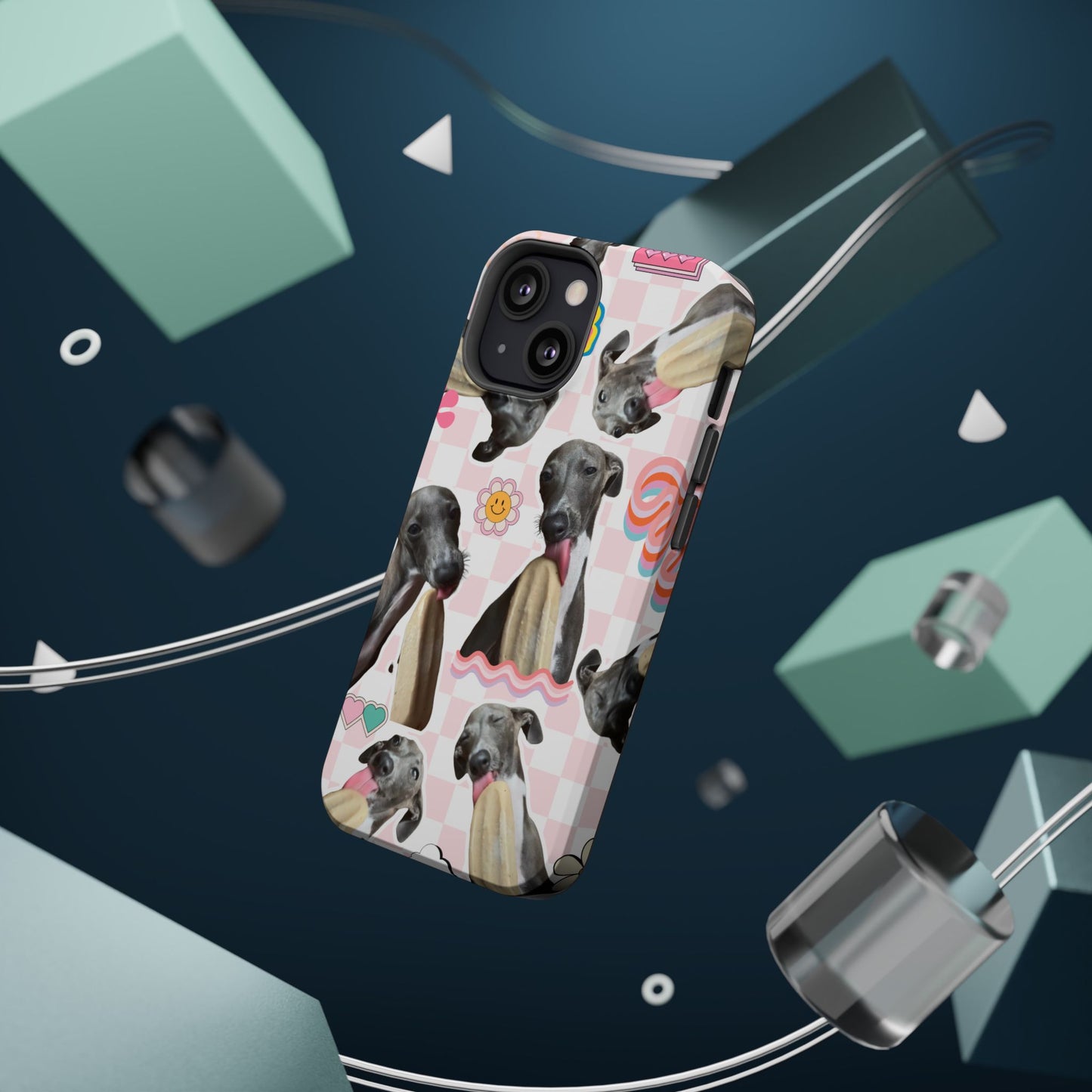 Cute Dog Magnet Phone Cases, Dog Lover Gift, Funny Animal Phone Cover, Pet Owner Accessories, Unique Phone Cases, Gifts for Animal Lovers
