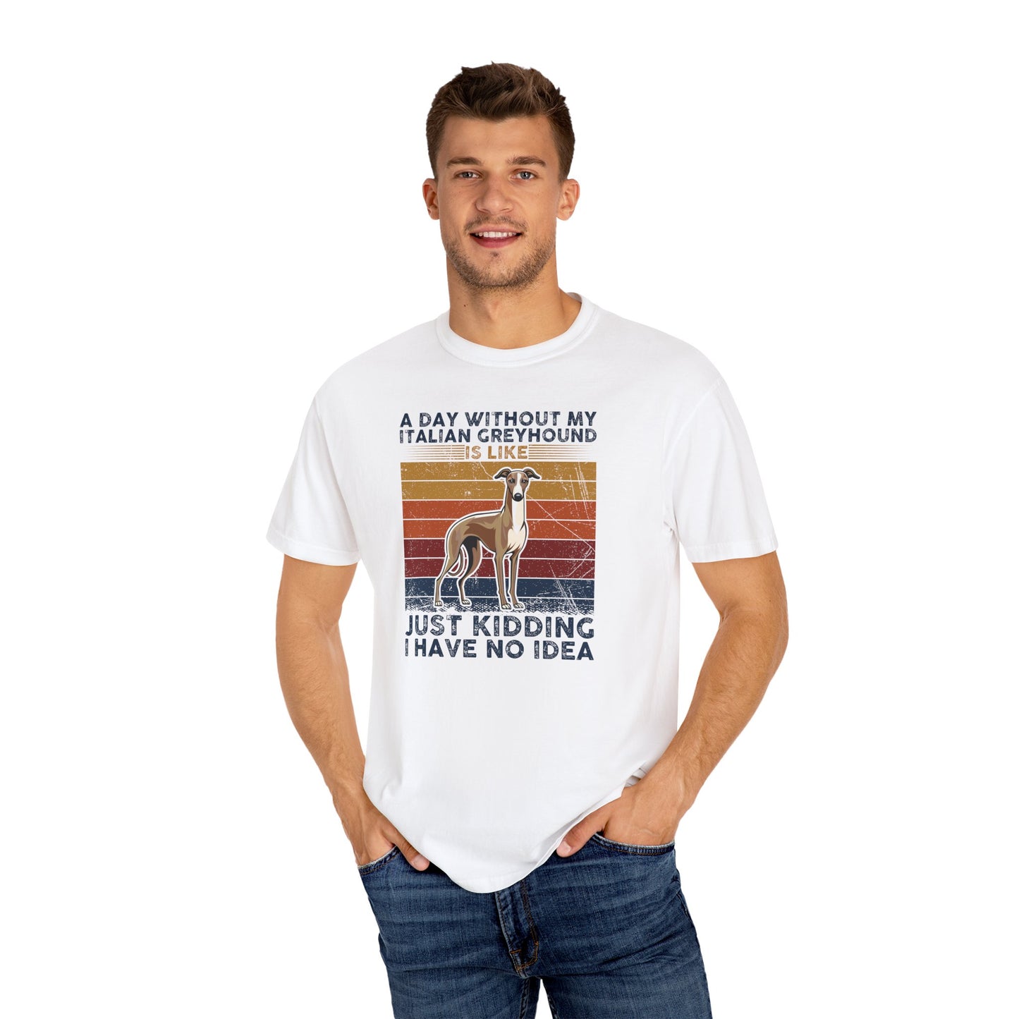 Funny Italian Greyhound T-Shirt, Pet Lover Gift, Dog Mom Shirt, Humor Tee, Casual Wear, Birthday Gift for Dog Owners