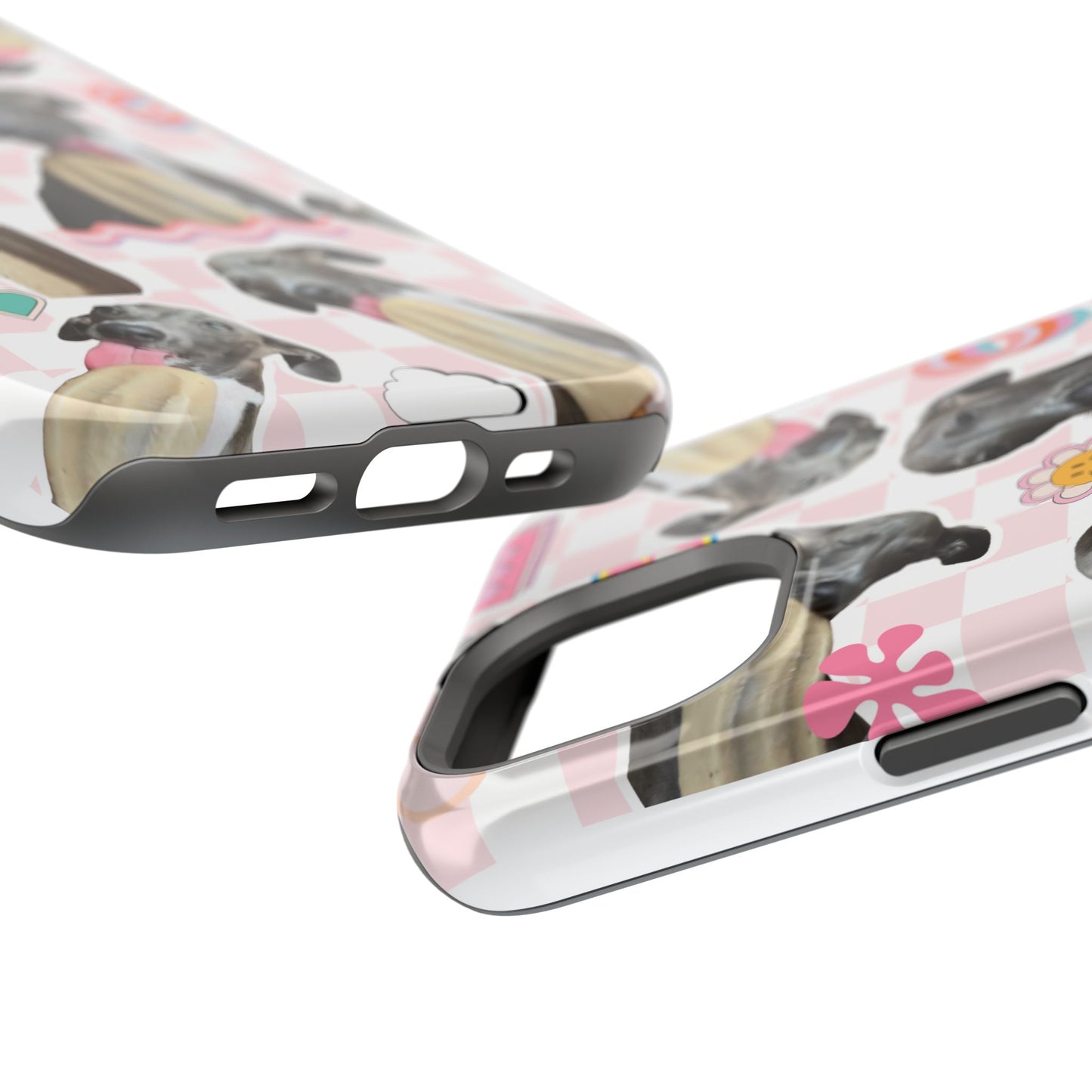 Cute Dog Magnet Phone Cases, Dog Lover Gift, Funny Animal Phone Cover, Pet Owner Accessories, Unique Phone Cases, Gifts for Animal Lovers