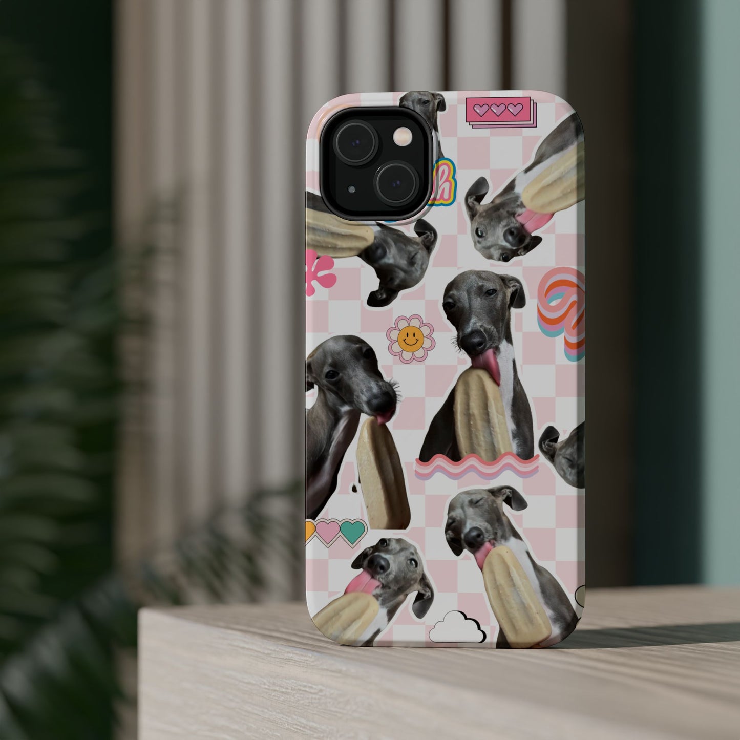 Cute Dog Magnet Phone Cases, Dog Lover Gift, Funny Animal Phone Cover, Pet Owner Accessories, Unique Phone Cases, Gifts for Animal Lovers