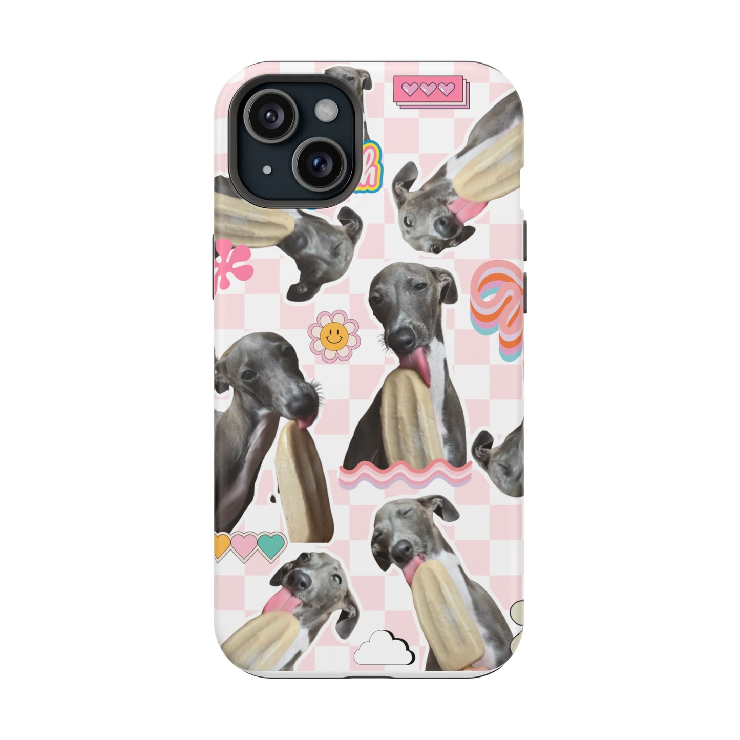 Cute Dog Magnet Phone Cases, Dog Lover Gift, Funny Animal Phone Cover, Pet Owner Accessories, Unique Phone Cases, Gifts for Animal Lovers
