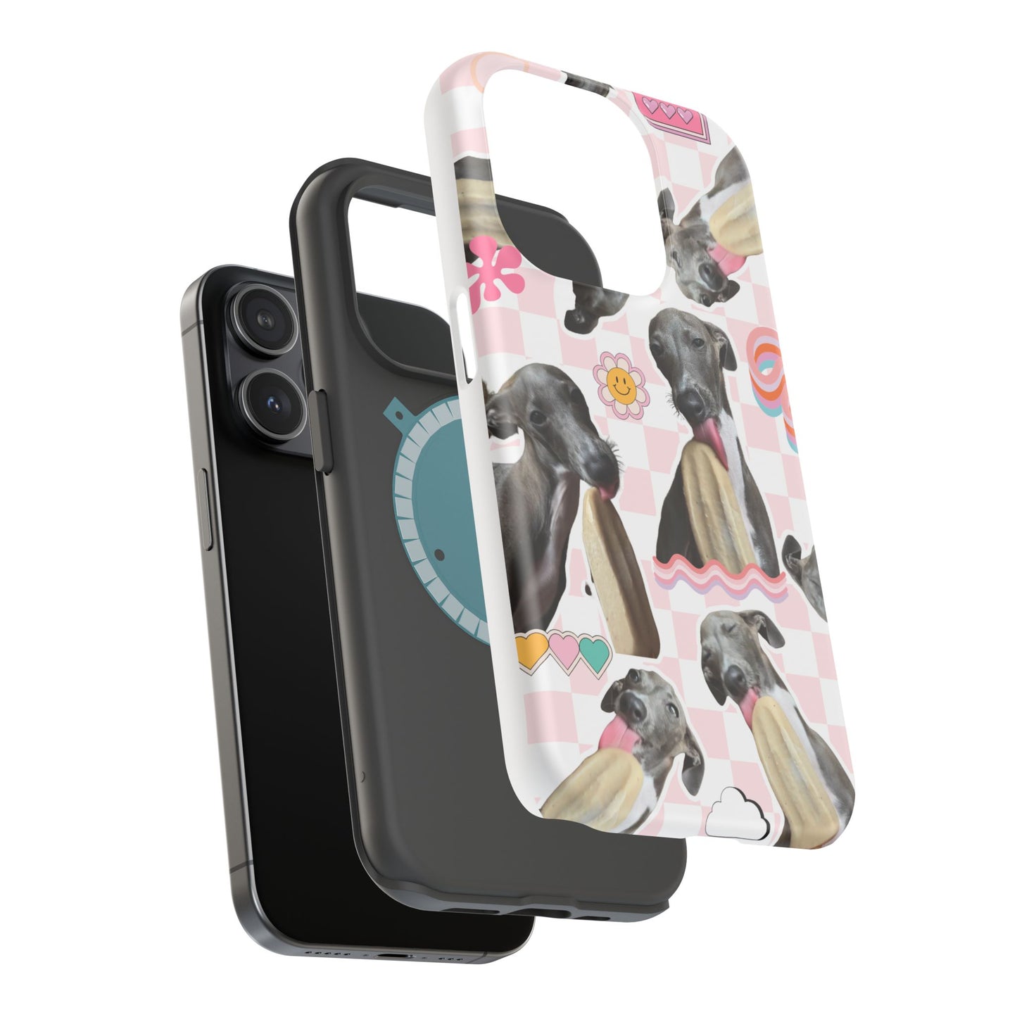 Cute Dog Magnet Phone Cases, Dog Lover Gift, Funny Animal Phone Cover, Pet Owner Accessories, Unique Phone Cases, Gifts for Animal Lovers